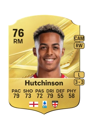 Hutchinson - 76 - Rare EA FC 27 card