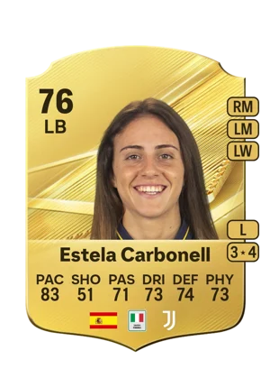 Estela Carbonell - 76 - Rare EA FC 27 card