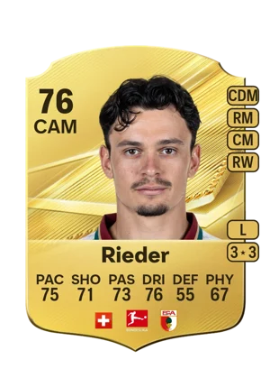 Rieder - 76 - Rare EA FC 27 card