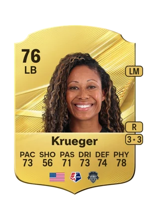 Krueger - 76 - Rare EA FC 27 card
