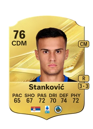 Stanković - 76 - Rare EA FC 27 card