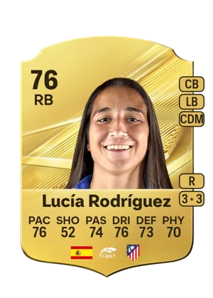 Lucía Rodríguez - 76 - Rare EA FC 27 card