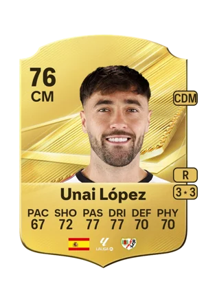 Unai López - 76 - Rare EA FC 27 card