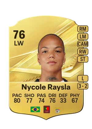 Nycole Raysla - 76 - Rare EA FC 27 card