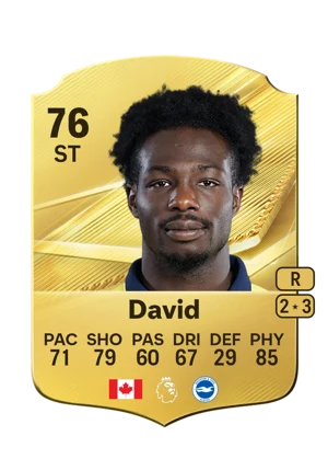 David - 76 - Rare EA FC 27 card