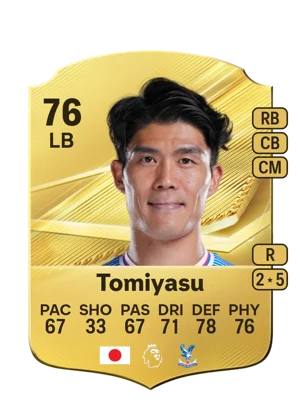 Tomiyasu - 76 - Rare EA FC 27 card