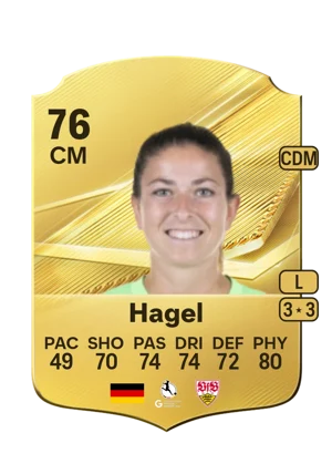 Hagel - 76 - Rare EA FC 27 card