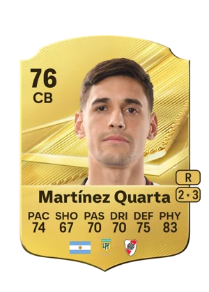 Martínez Quarta - 76 - Rare EA FC 27 card