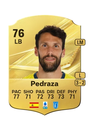 Pedraza - 76 - Rare EA FC 27 card
