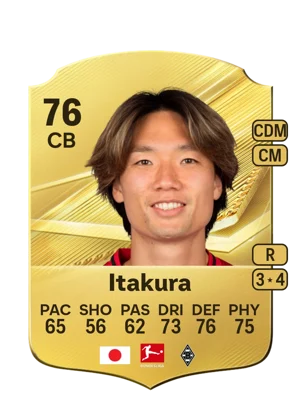 Itakura - 76 - Rare EA FC 27 card