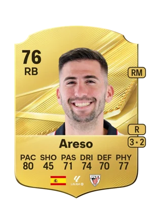 Areso - 76 - Rare EA FC 27 card
