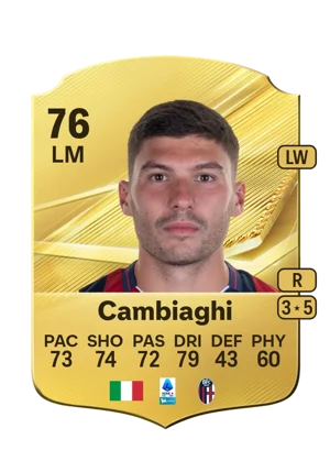 Cambiaghi - 76 - Rare EA FC 27 card