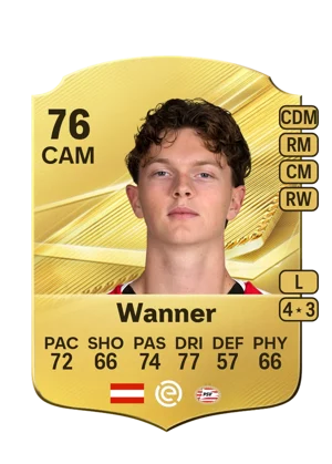 Wanner - 76 - Rare EA FC 27 card