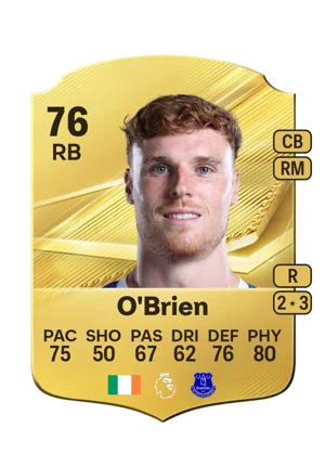 O'Brien - 76 - Rare EA FC 27 card