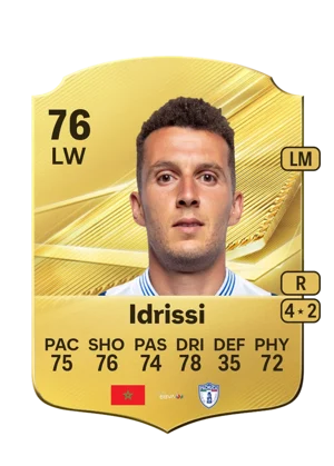 Idrissi - 76 - Rare EA FC 27 card