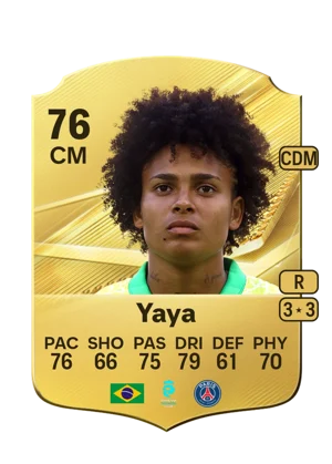 Yaya - 76 - Rare EA FC 27 card