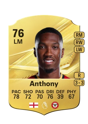 Anthony - 76 - Rare EA FC 27 card