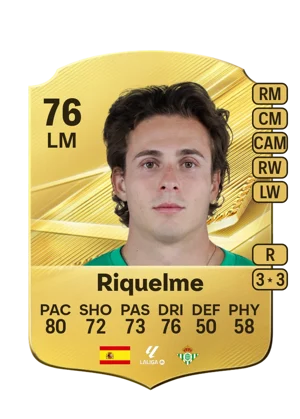 Riquelme - 76 - Rare EA FC 27 card