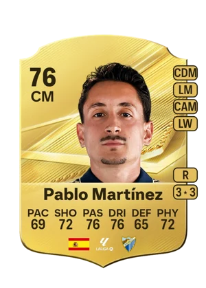 Pablo Martínez - 76 - Rare EA FC 27 card
