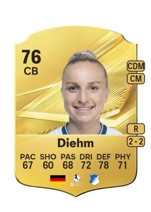 Diehm - 76 - Rare EA FC 27 card