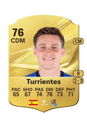 Turrientes - 76 - Rare EA FC 27 card