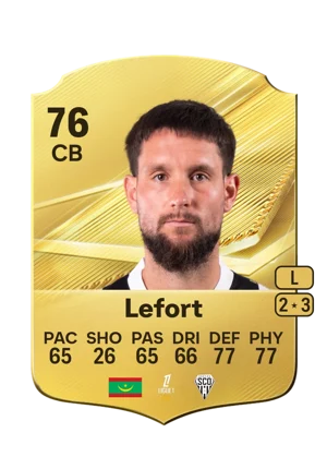 Lefort - 76 - Rare EA FC 27 card
