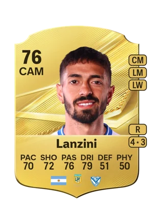 Lanzini - 76 - Rare EA FC 27 card