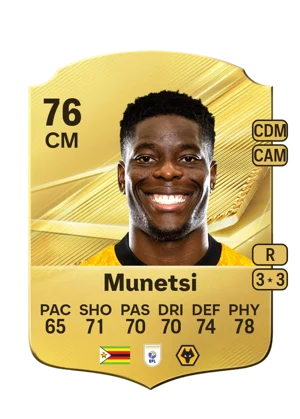 Munetsi - 76 - Rare EA FC 27 card