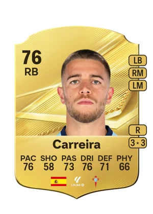 Carreira - 76 - Rare EA FC 27 card