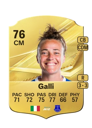 Galli - 76 - Rare EA FC 27 card