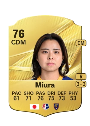Miura - 76 - Rare EA FC 27 card