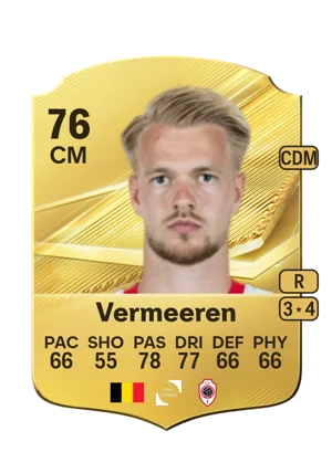 Vermeeren - 76 - Rare EA FC 27 card