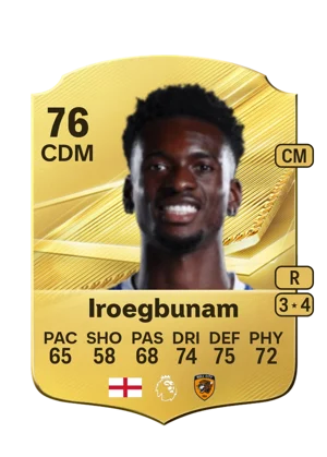 Iroegbunam - 76 - Rare EA FC 27 card
