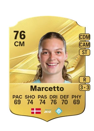 Marcetto - 76 - Rare EA FC 27 card