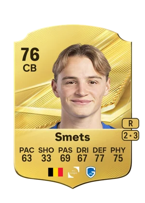 Smets - 76 - Rare EA FC 27 card
