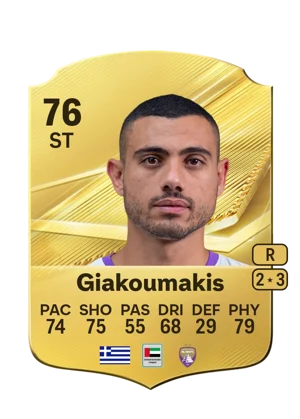 Giakoumakis - 76 - Rare EA FC 27 card