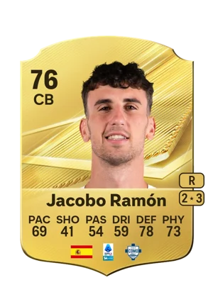 Jacobo Ramón - 76 - Rare EA FC 27 card