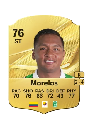 Morelos - 76 - Rare EA FC 27 card