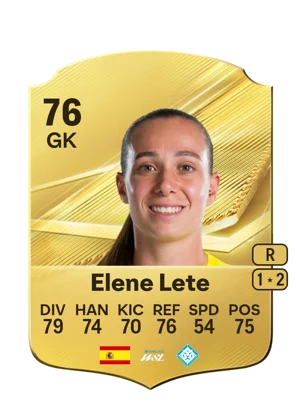 Elene Lete - 76 - Rare EA FC 27 card