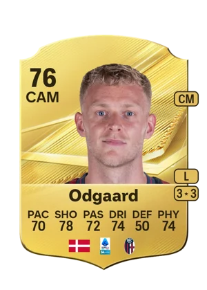 Odgaard - 76 - Rare EA FC 27 card