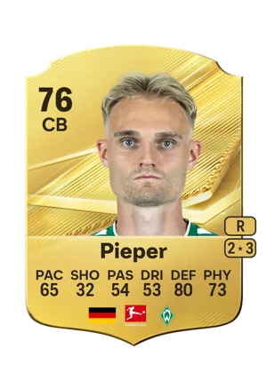 Pieper - 76 - Rare EA FC 27 card