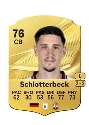 Schlotterbeck - 76 - Rare EA FC 27 card