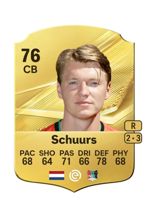 Schuurs - 76 - Rare EA FC 27 card