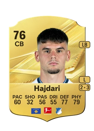 Hajdari - 76 - Rare EA FC 27 card