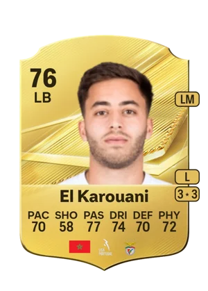 El Karouani - 76 - Rare EA FC 27 card