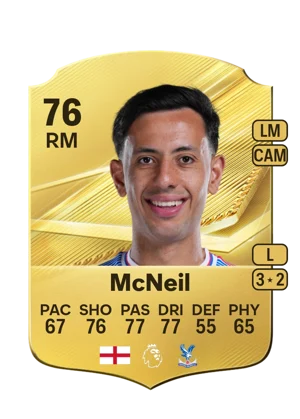McNeil - 76 - Rare EA FC 27 card