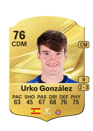 Urko González - 76 - Rare EA FC 27 card