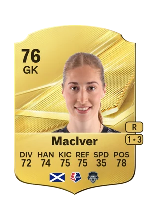 MacIver - 76 - Rare EA FC 27 card