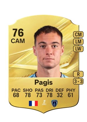 Pagis - 76 - Rare EA FC 27 card