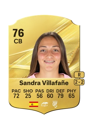 Sandra Villafañe - 76 - Rare EA FC 27 card